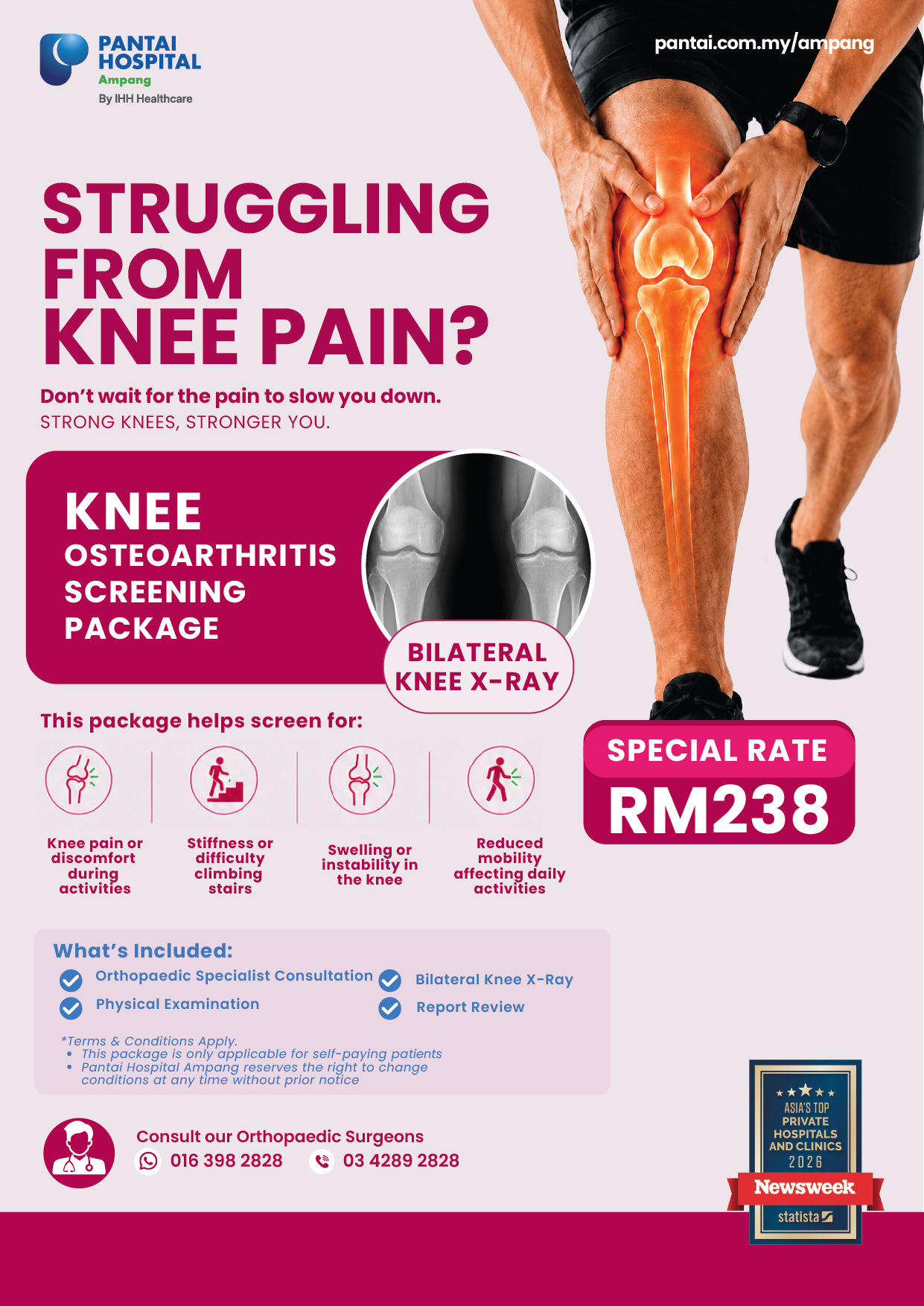 Knee Osteoarthritis Screening Package