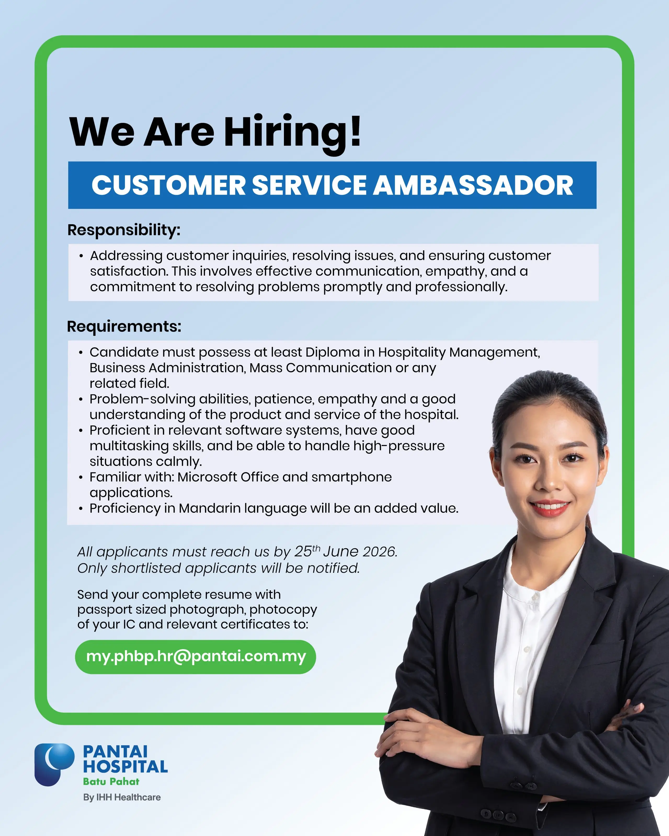 Customer Service Ambassador
