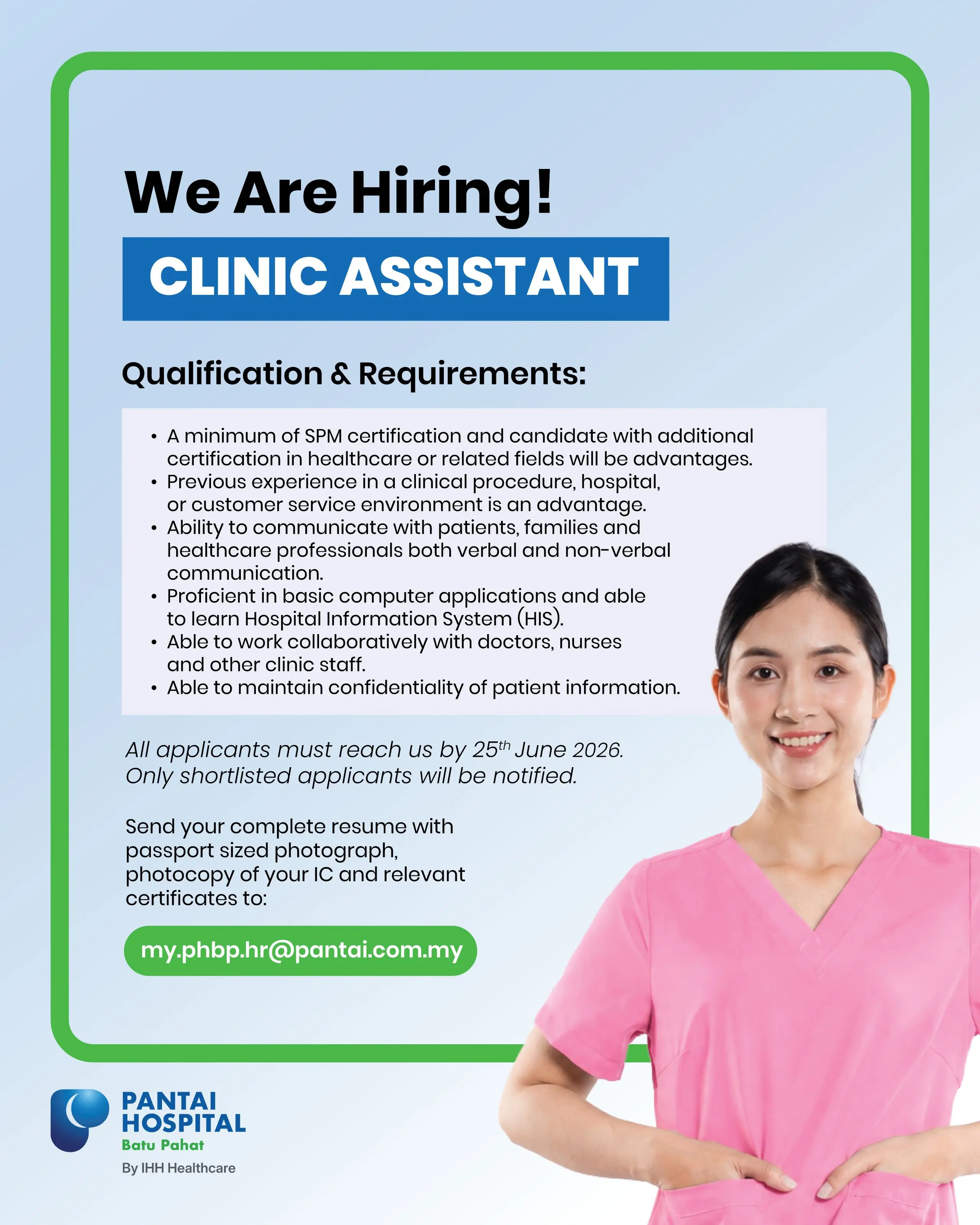 Clinic Assistant